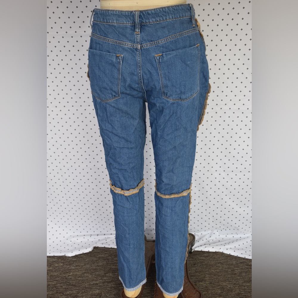 Reverse Patchwork Jeans - image 2